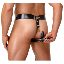Keuschheits-String aus Leder