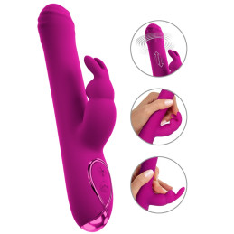 Rabbit Vibrator with Rotation and Thrust Function