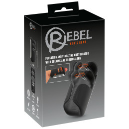 Pulsating & Vibrating Masturbator With Opening & Closing Arms