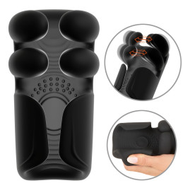 Pulsating & Vibrating Masturbator With Opening & Closing Arms