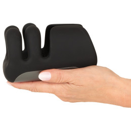 Pulsating & Vibrating Masturbator With Opening & Closing Arms