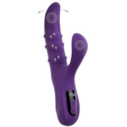 Nodding Rabbit Vibrator with 3 Moving Rings