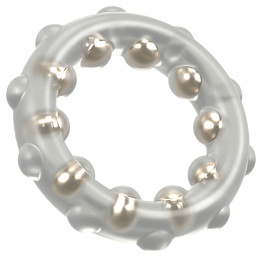 Cock Ring with Metal Balls