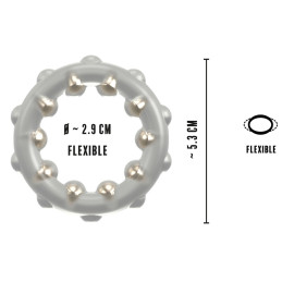 Cock Ring with Metal Balls