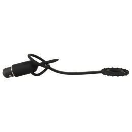 Penisplug with Vibrator and Cock Rings